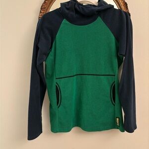 Melanzana Green and Navy Hoodie